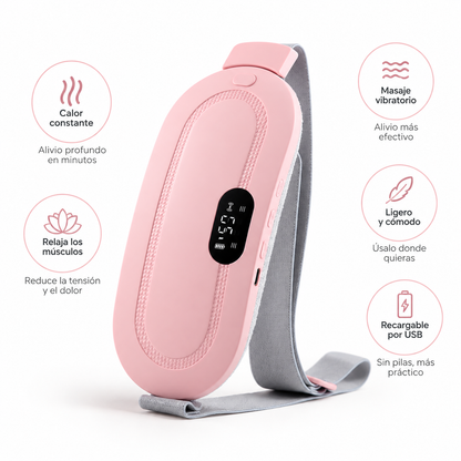 Alma+ | Cinturón Térmico Masajeador para Cólicos Menstruales