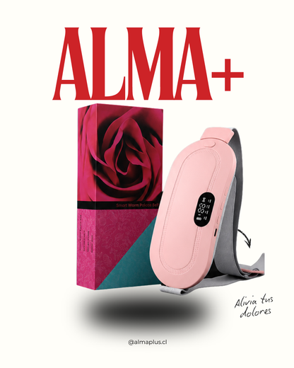Alma+ | Cinturón Térmico Masajeador para Cólicos Menstruales