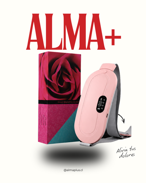Alma+ | Cinturón Térmico Masajeador para Cólicos Menstruales